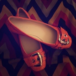 Orange Loafers