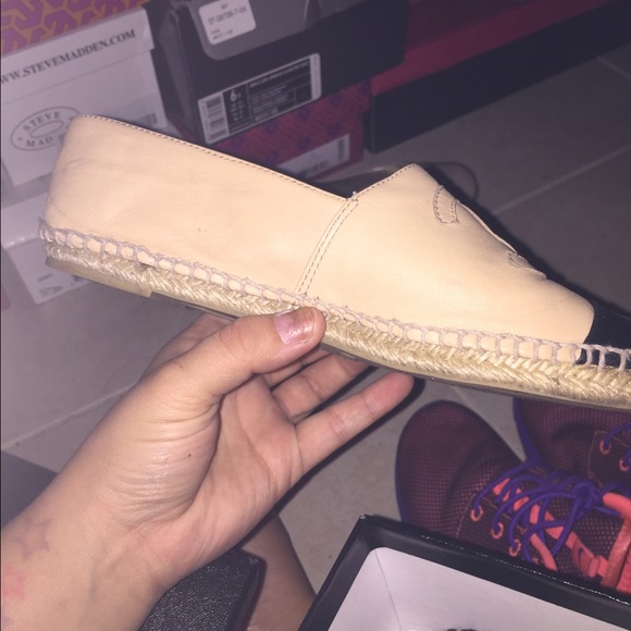 Wore couple times authentic Chanel espadrilles