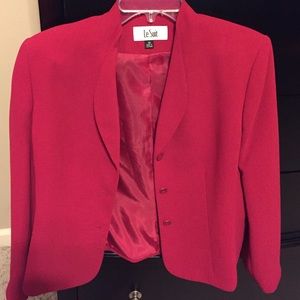Red ladies dress blazer