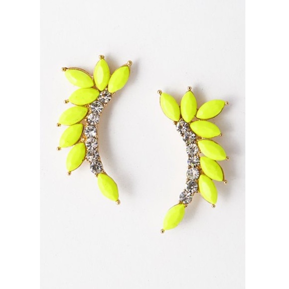 Host pick!🎁Winged Rhinestone Neon Stud Earrings