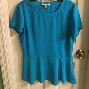 Banana republic peplum top