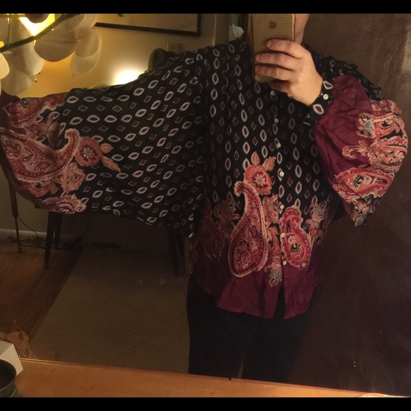 Xtra photos for Lucky Brand Paisley Dolman sleeve