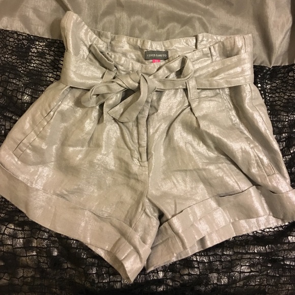 Vince Camuto Silver Shorts