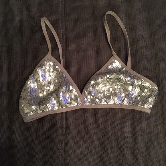 Chan Luu sequin bra