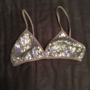 Chan Luu sequin bra