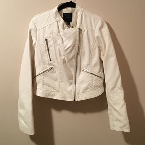 Faux leather jacket