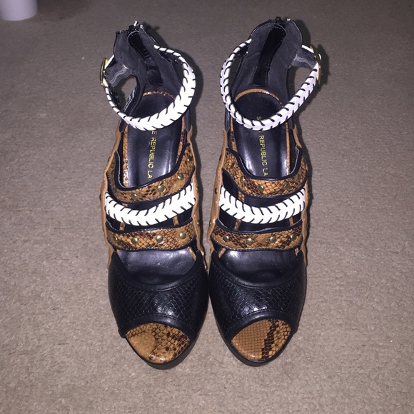 Pattern heels