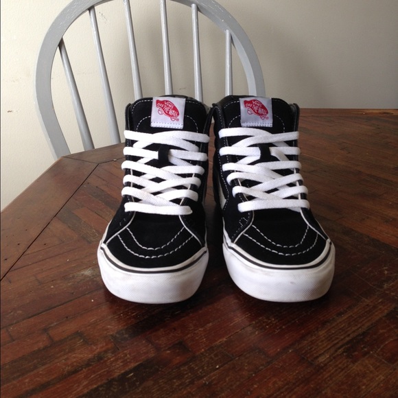 Black high top vans