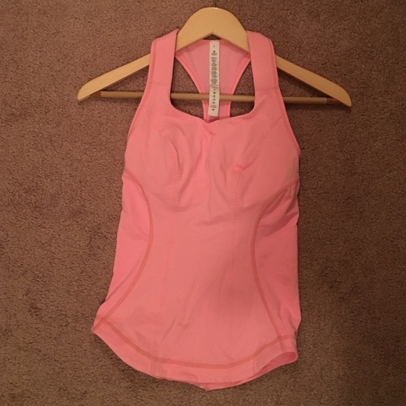 lululemon Pink Workout Tank (NWOT)