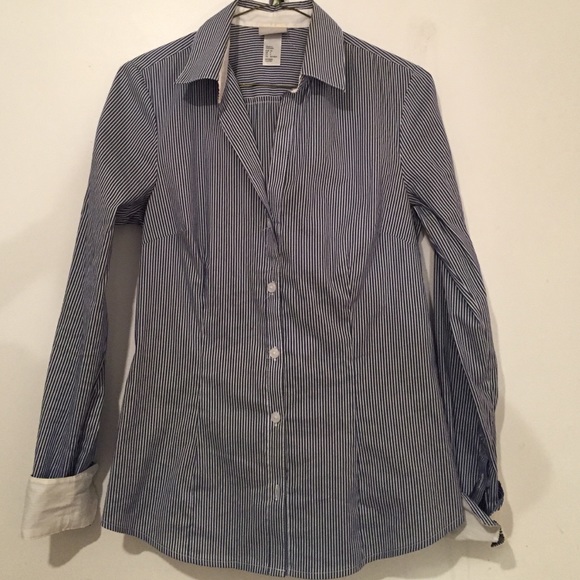 Pinstripe Button up Dress shirt
