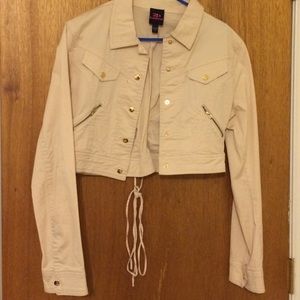 Bebe cropped jacket
