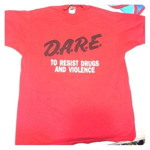 Vintage 90s D.A.R.E. Shirt size large