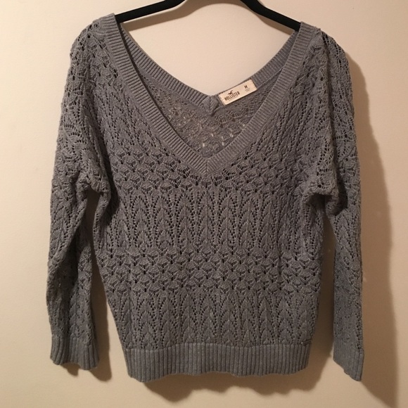 Knit V-neck sweater