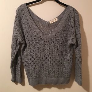 Knit V-neck sweater