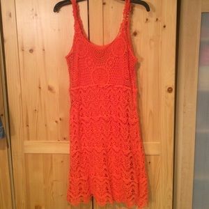 Orange Crotchet Dress!