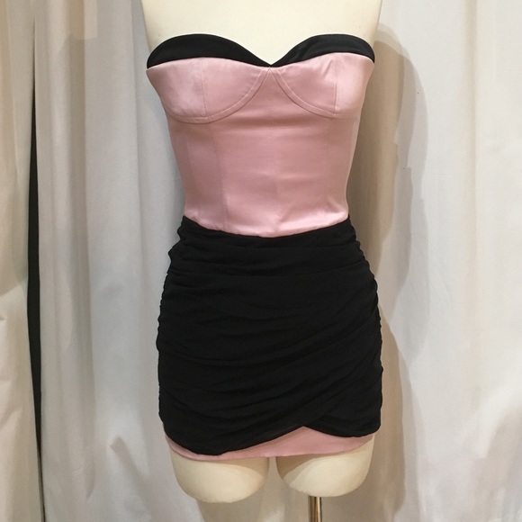 Bebe Strapless Cocktail Dress - Picture 1 of 4