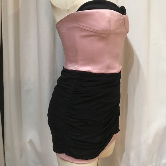 Bebe Strapless Cocktail Dress - Picture 2 of 4