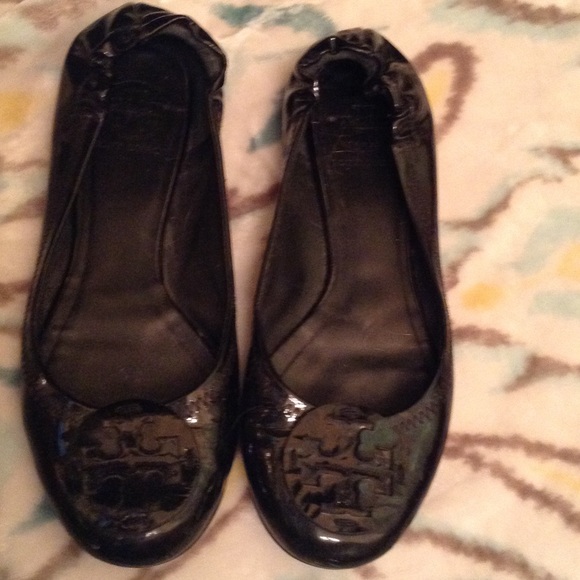 Tory burch black revas size 6