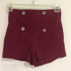 High waisted shorts