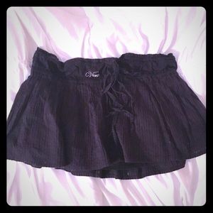 Black Vans Skirt with bow tie front small