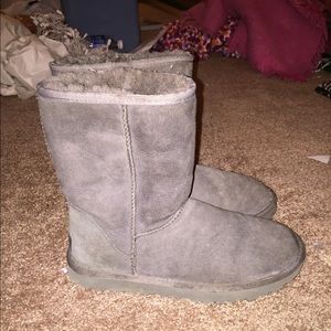 Gray UGG boots