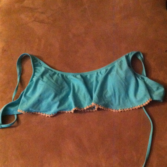 Caribbean blue bathing suit top