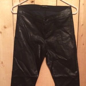 J brand jeans wax coated super skinny