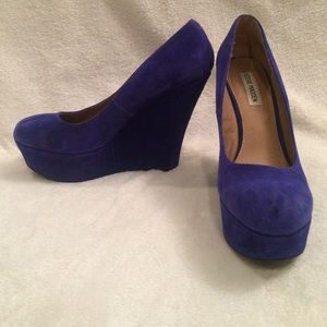 Suede Wedges