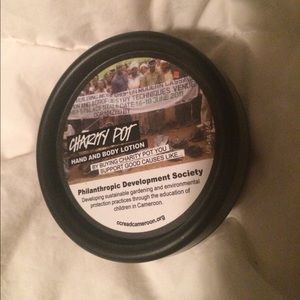 LUSH charity pot lotion