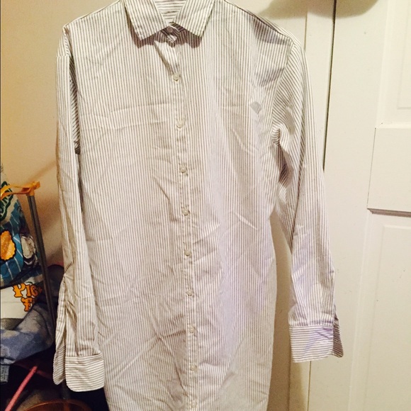Long button down shirt