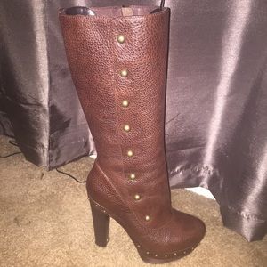 Brown Leather • UGG Boots