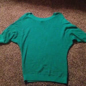 Express mesh net sweater top
