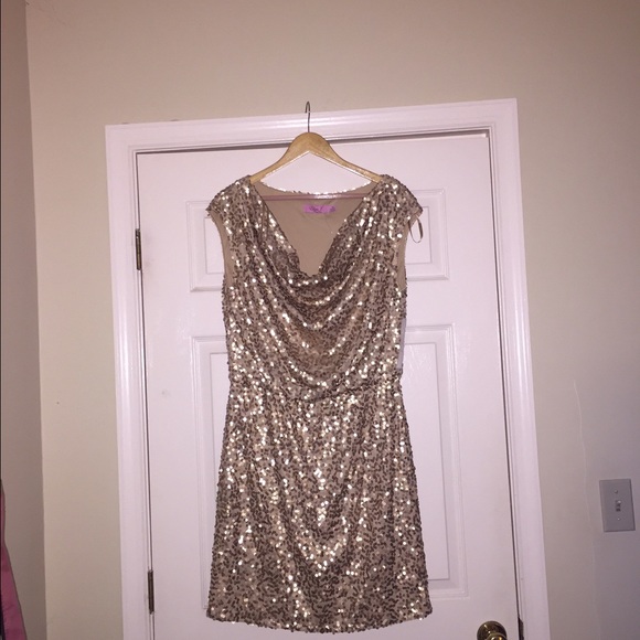 Gold Sequin Mini
