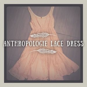 Anthropologie peach sleeveless dress