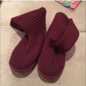 Knit ugg boots