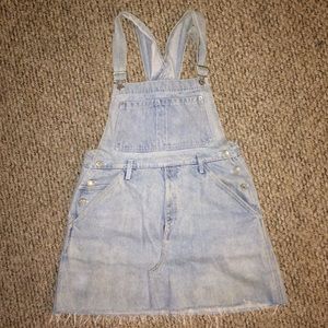 Vintage Denim Overall Dress