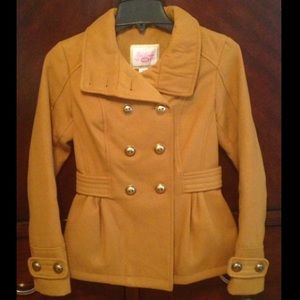 NWT Peacoat XS, Color: Camel, Brand: Pink Envelope