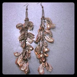 Feather earrings