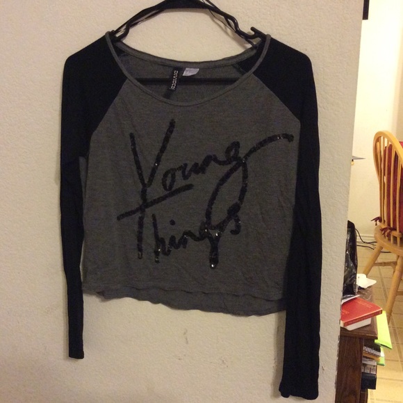 H&M crop long sleeve