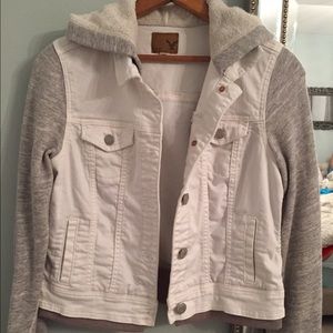 American Eagle Jean/Sweatshirt Jacket
