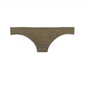 New- in package, J Crew Olive matte swim bottoms