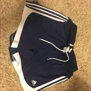 Adidas climate navy blue shorts