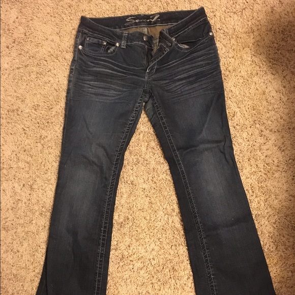 Seven Jeans with bling buttons