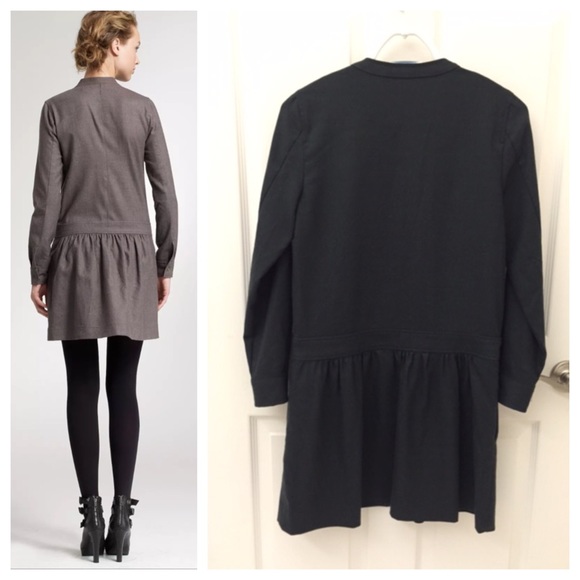 J. Crew Factory Sundrine Shirtdress Solid Flannel - Picture 2 of 3