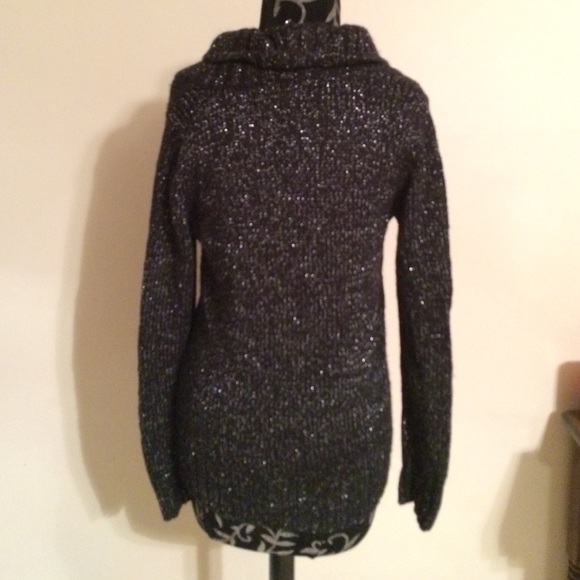 Relativity metallic black oversized sweater - Picture 2 of 4