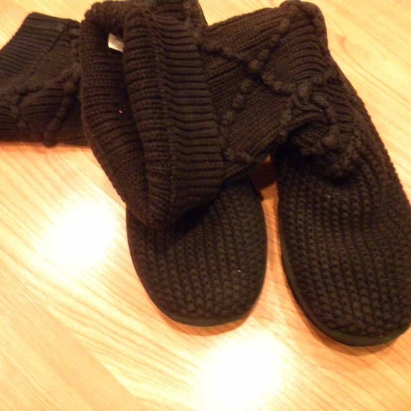 Argyle knit Ugg boots