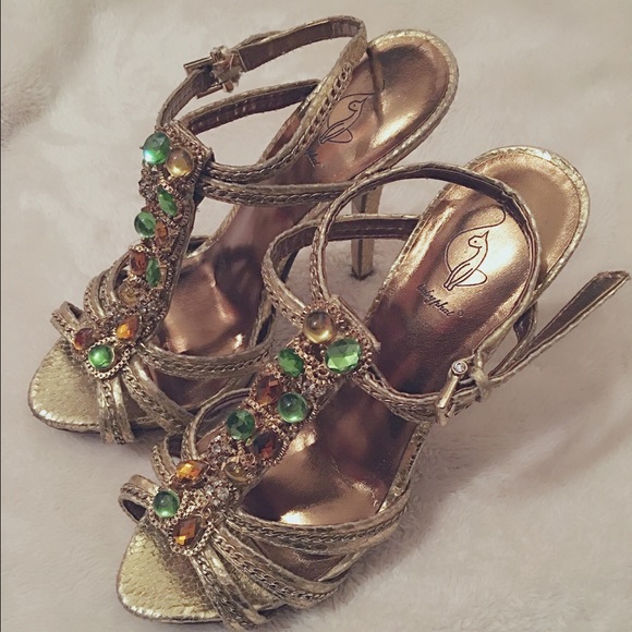 Golden Baby Phat pumps