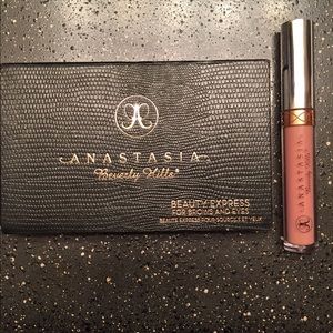 Anastasia brow kit and liquid lipstick