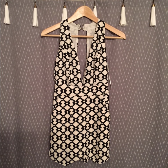 Black and White Romper