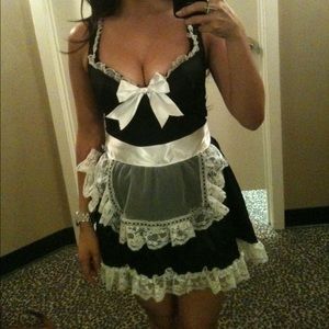 Sexy Maid Dress Costume Fredrick's of Hollywood